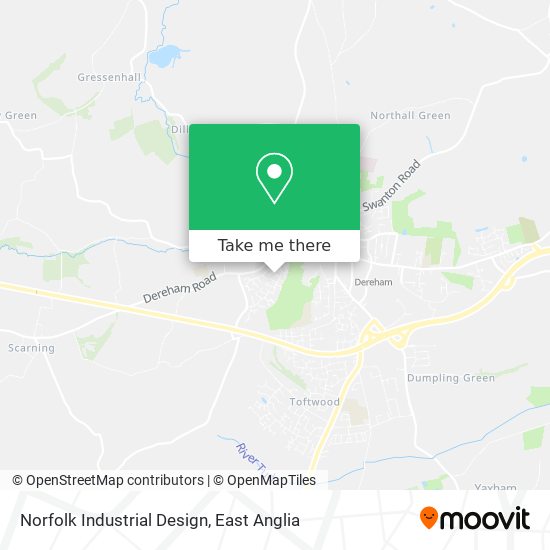 Norfolk Industrial Design map