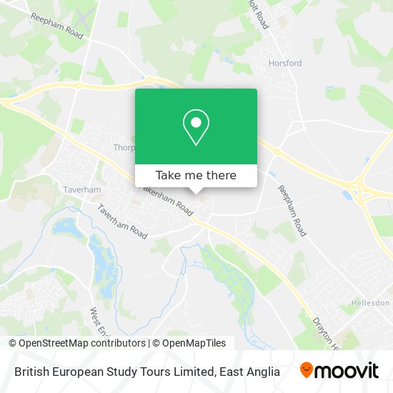 British European Study Tours Limited map