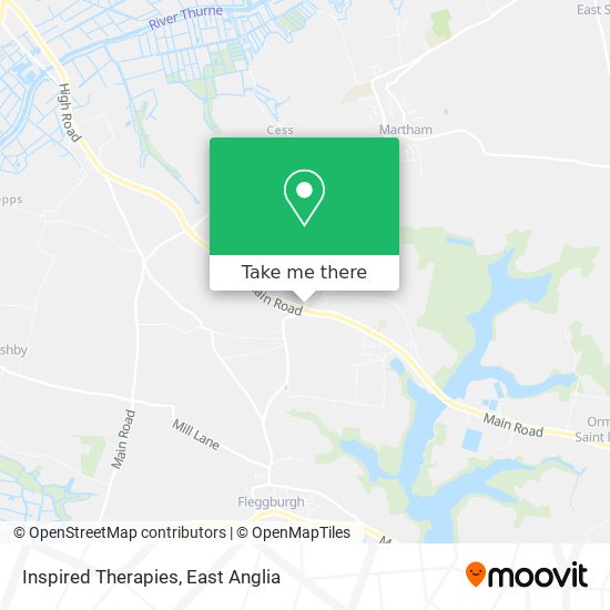 Inspired Therapies map