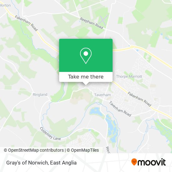 Gray's of Norwich map
