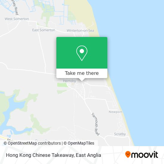 Hong Kong Chinese Takeaway map