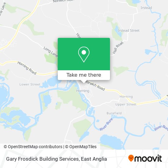 Gary Frosdick Building Services map