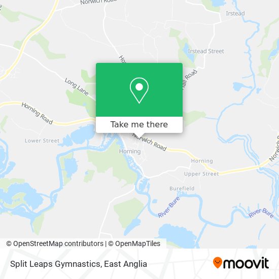 Split Leaps Gymnastics map