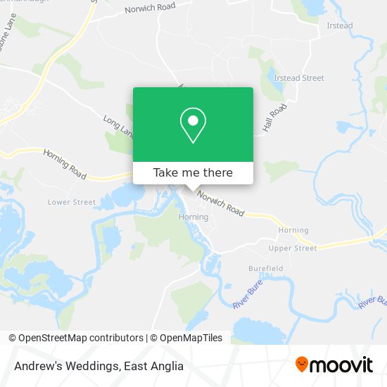 Andrew's Weddings map