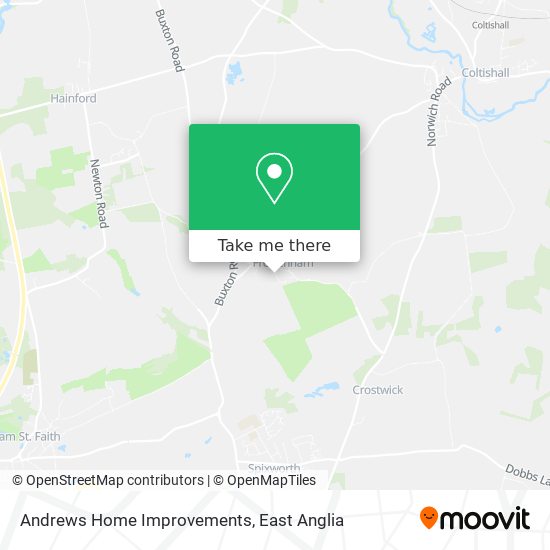 Andrews Home Improvements map