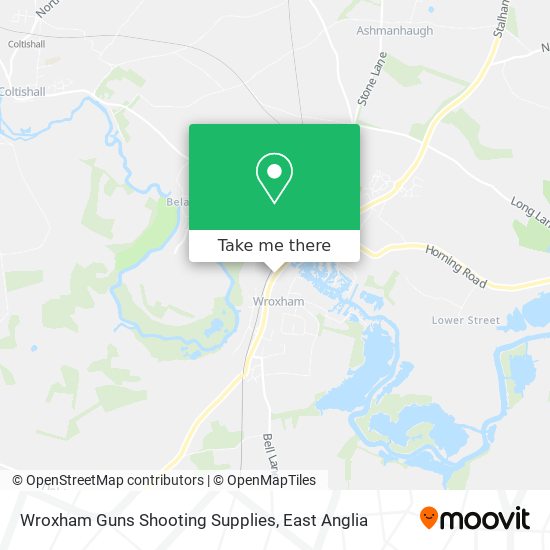 Wroxham Guns Shooting Supplies map