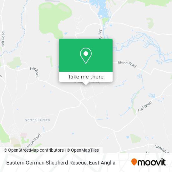 Eastern German Shepherd Rescue map