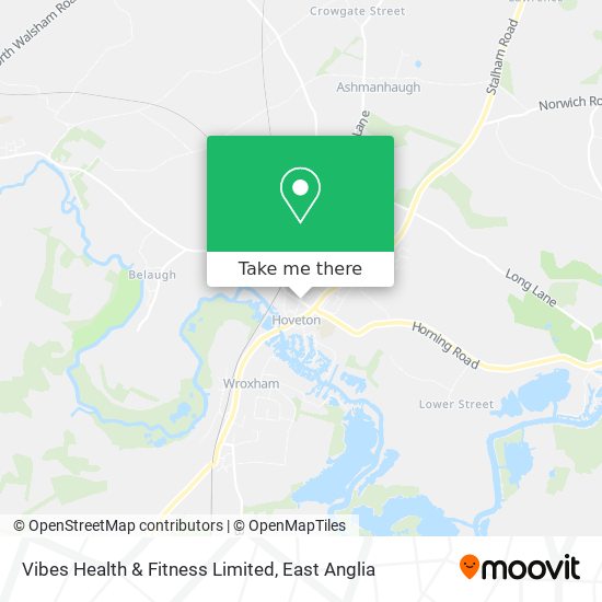 Vibes Health & Fitness Limited map