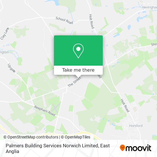 Palmers Building Services Norwich Limited map