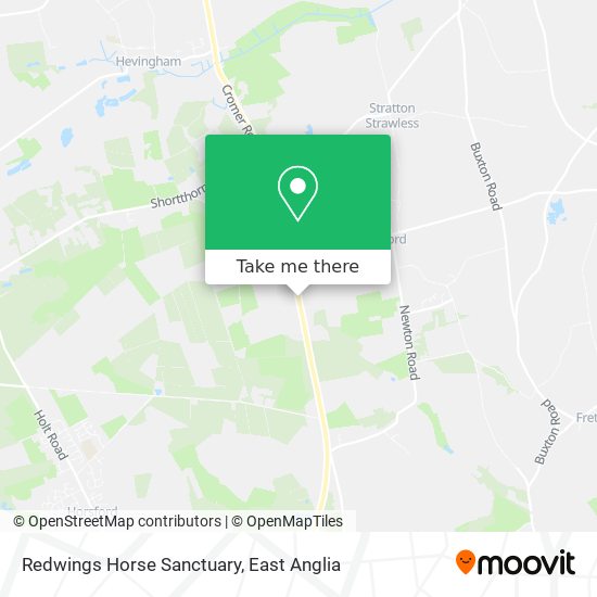 Redwings Horse Sanctuary map