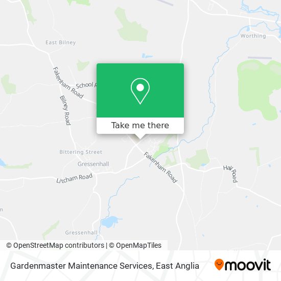 Gardenmaster Maintenance Services map