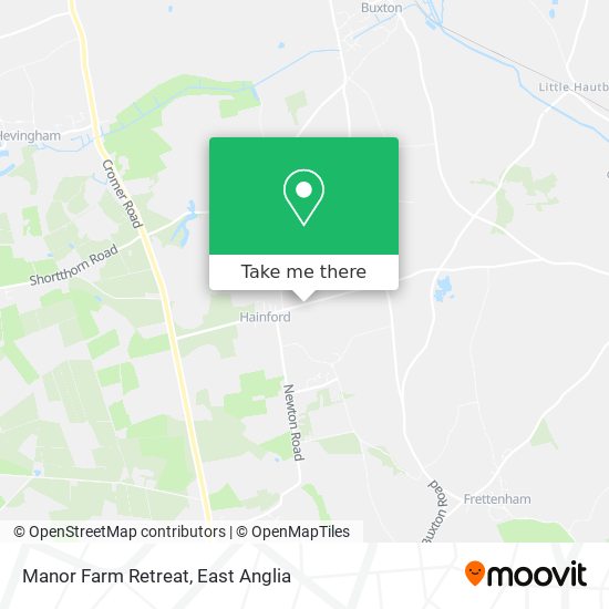 Manor Farm Retreat map