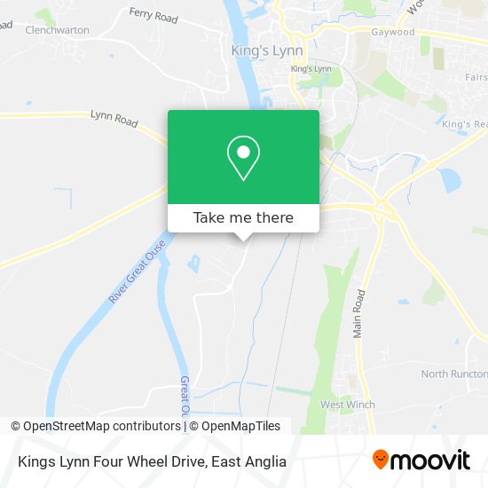 Kings Lynn Four Wheel Drive map