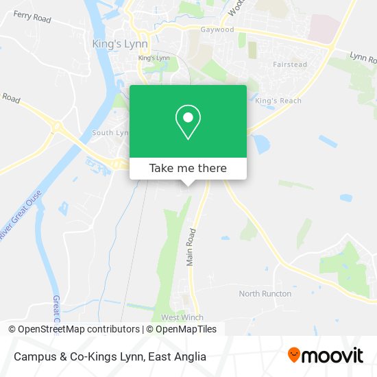 Campus & Co-Kings Lynn map