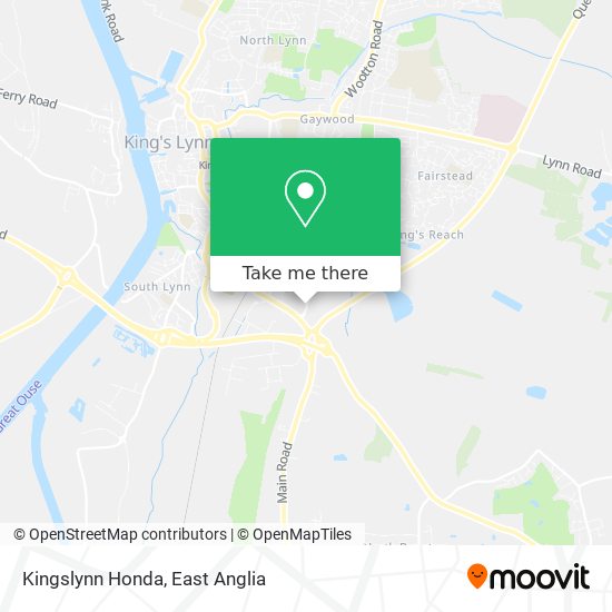 Kingslynn Honda map