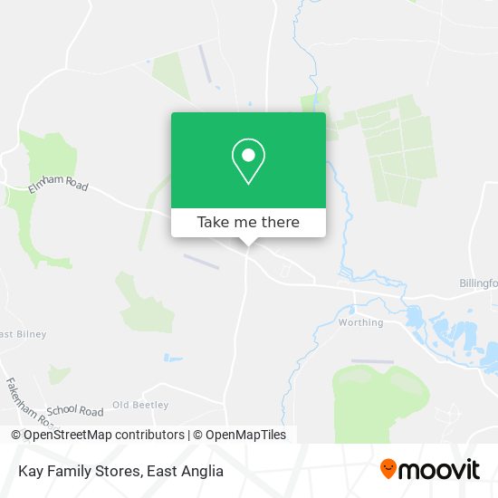 Kay Family Stores map