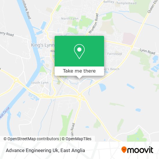 Advance Engineering Uk map