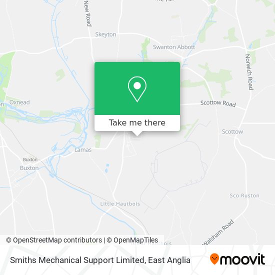 Smiths Mechanical Support Limited map