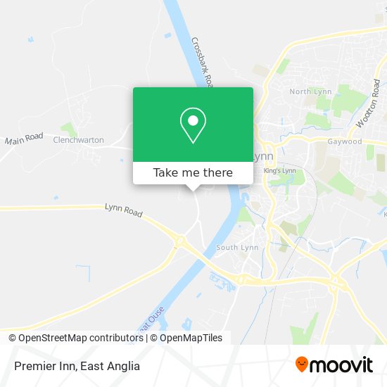 Premier Inn map