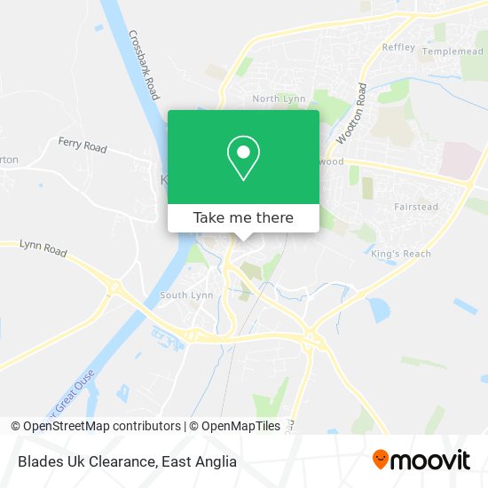 Blades Uk Clearance map