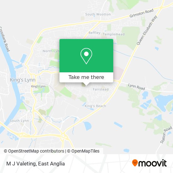 M J Valeting map