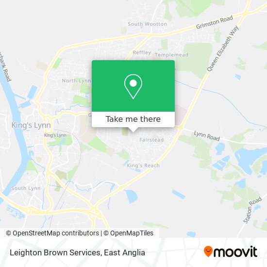 Leighton Brown Services map