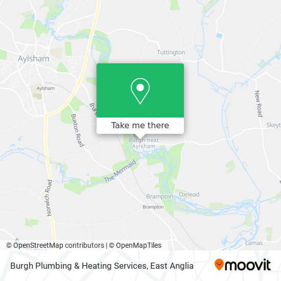 Burgh Plumbing & Heating Services map