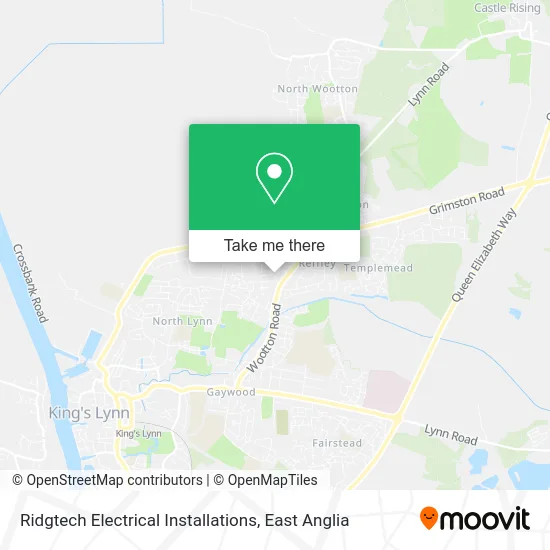 Ridgtech Electrical Installations map