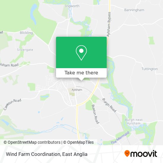 Wind Farm Coordination map
