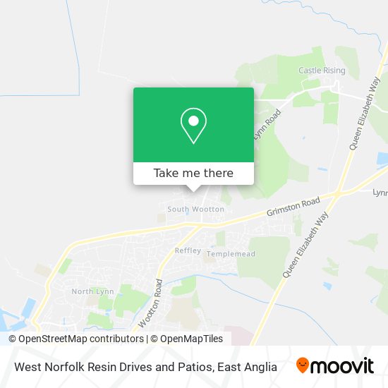 West Norfolk Resin Drives and Patios map