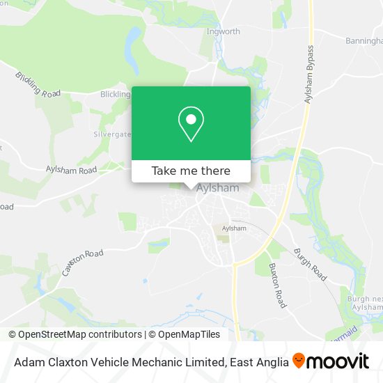 Adam Claxton Vehicle Mechanic Limited map