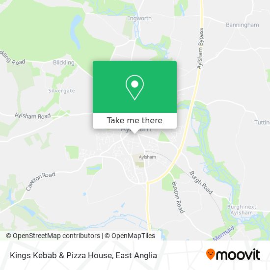 Kings Kebab & Pizza House map