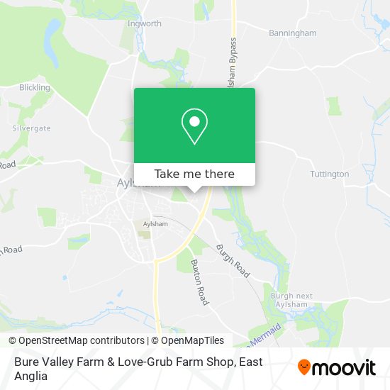 Bure Valley Farm & Love-Grub Farm Shop map