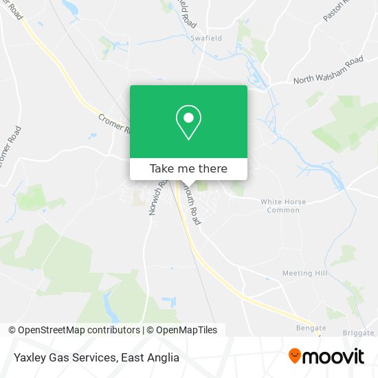 Yaxley Gas Services map