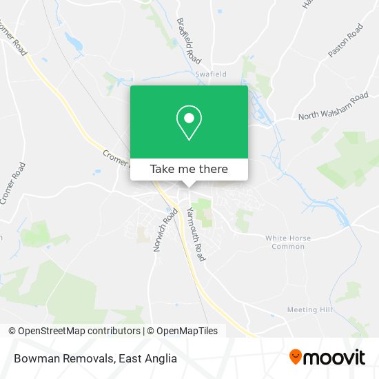 Bowman Removals map