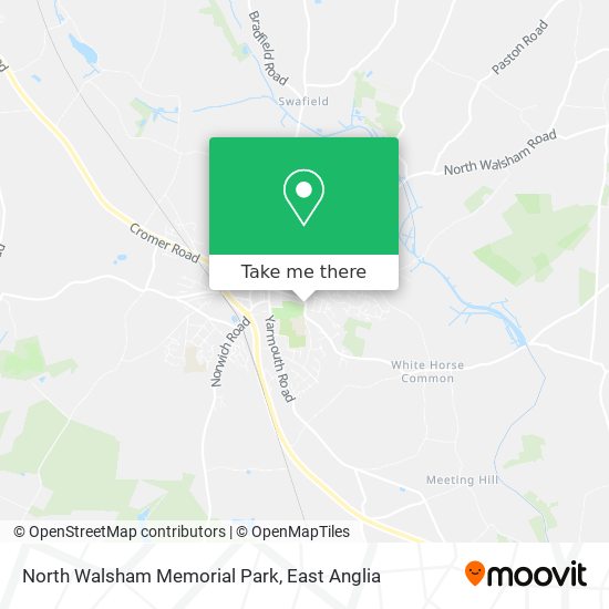 North Walsham Memorial Park map