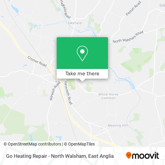 Go Heating Repair - North Walsham map