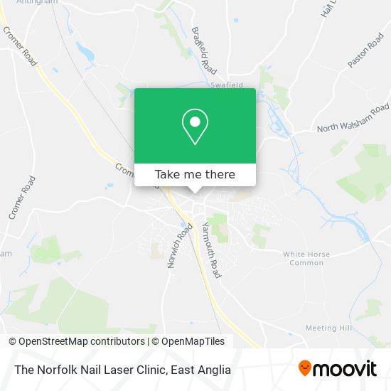 The Norfolk Nail Laser Clinic map