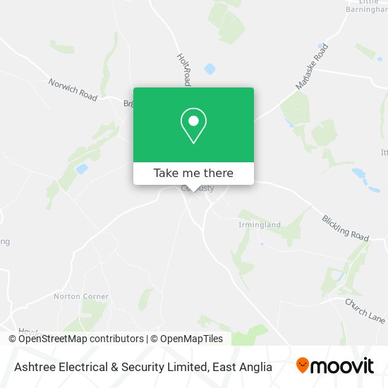 Ashtree Electrical & Security Limited map