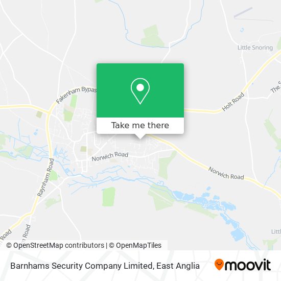 Barnhams Security Company Limited map