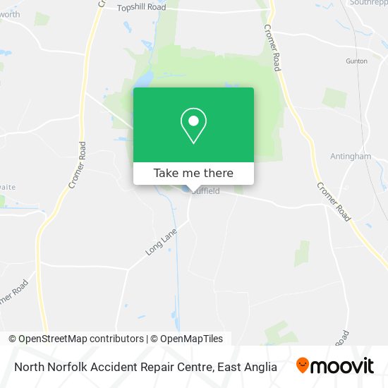 North Norfolk Accident Repair Centre map