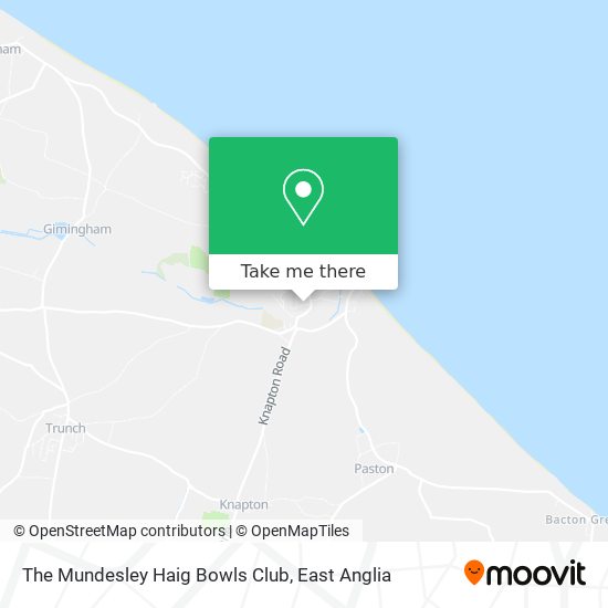 The Mundesley Haig Bowls Club map