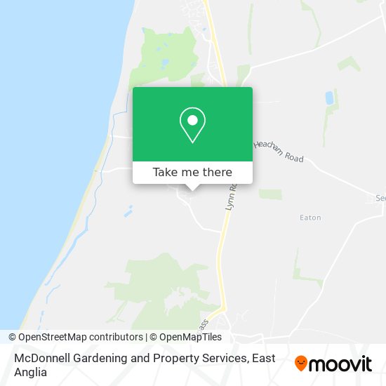 McDonnell Gardening and Property Services map