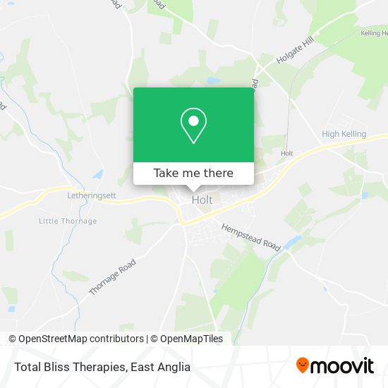Total Bliss Therapies map
