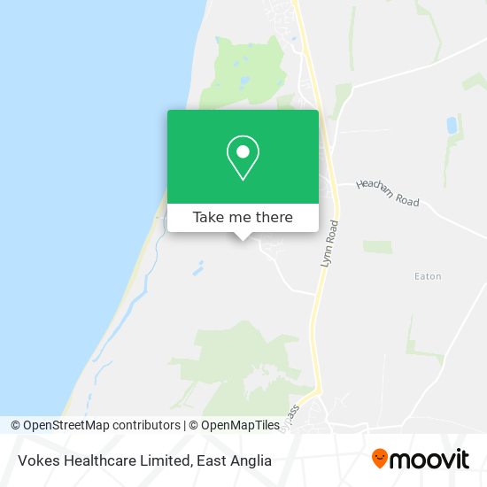 Vokes Healthcare Limited map