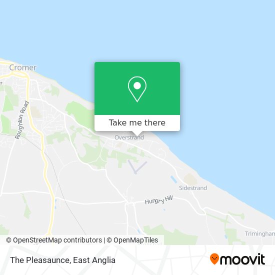 The Pleasaunce map