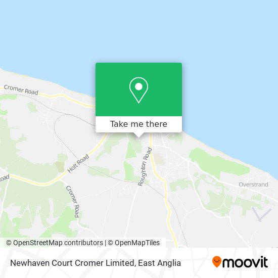 Newhaven Court Cromer Limited map