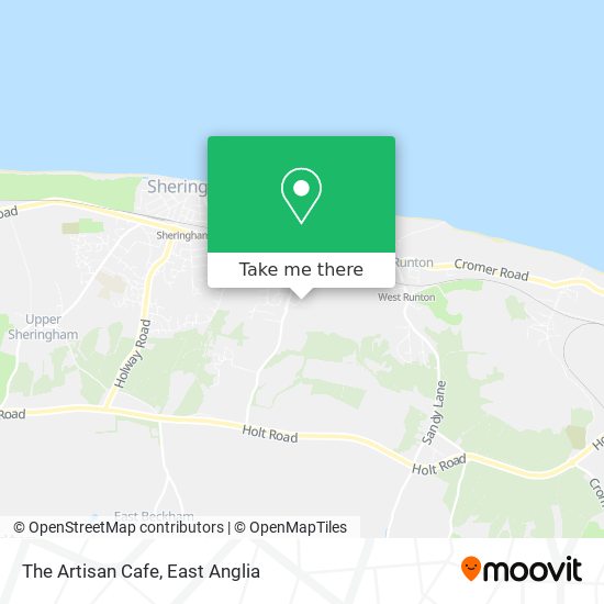 The Artisan Cafe map