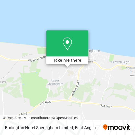 Burlington Hotel Sheringham Limited map