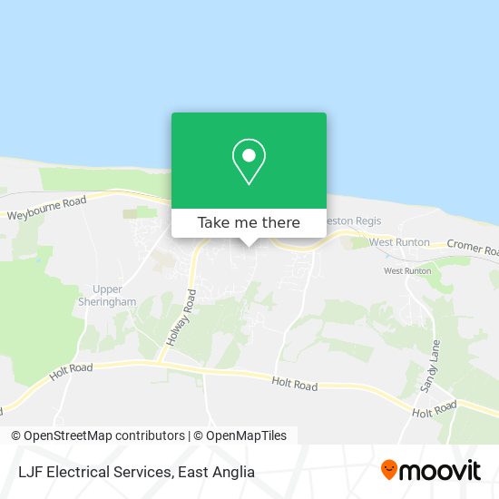 LJF Electrical Services map